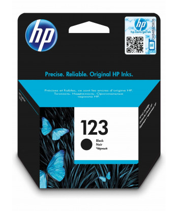 HP 123 Black Original Ink...
